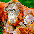 Hold On Tight Painting by Norman Klein Hold On Tight Painting by Norman Klein