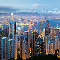 Hong Kong at Dusk Photograph by Dave Bowman Hong Kong at Dusk Photograph by Dave Bowman