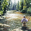 Hooked Up II Painting by David Rogers Hooked Up II Painting by David Rogers