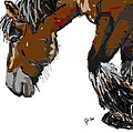 horse - Guus Painting by Go Van Kampen horse - Guus Painting by Go Van Kampen