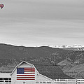 Hot Air Balloon Boulder Flag Barn and Eldora BWSC Photograph by James BO Insogna Hot Air Balloon Boulder Flag Barn and Eldora BWSC Photograph by James BO Insogna