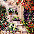 House in Oyster Bay Painting by Sher Nasser House in Oyster Bay Painting by Sher Nasser