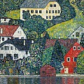 Houses At Unterach On The Attersee by Gustav Klimt Houses At Unterach On The Attersee by Gustav Klimt