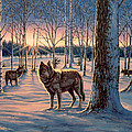 Hunters at Twilight by Richard De Wolfe Hunters at Twilight by Richard De Wolfe