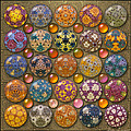 Hyperbolicrochet Kaleidoscope Quilt by Ann Stretton