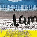 I Am- abstract painting Painting by Linda Woods I Am- abstract painting Painting by Linda Woods