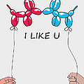 I Like You 2 Digital Art by Mark Ashkenazi I Like You 2 Digital Art by Mark Ashkenazi