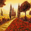 I Papaveri In Estate Painting by Guido Borelli I Papaveri In Estate Painting by Guido Borelli