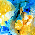 Iced Lemon Drop - Abstract Art By Sharon Cummings Painting by Sharon Cummings Iced Lemon Drop - Abstract Art By Sharon Cummings Painting by Sharon Cummings