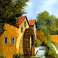 Il Mulino Ad Acqua Painting by Guido Borelli Il Mulino Ad Acqua Painting by Guido Borelli