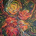 In full bloom Painting by Zofia Kijak In full bloom Painting by Zofia Kijak