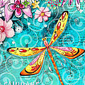 Inspirational Dragonfly Floral Art Inspiring art Quote Embrace Life by Megan Duncanson Painting by Megan Duncanson Inspirational Dragonfly Floral Art Inspiring art Quote Embrace Life by Megan Duncanson Painting by Megan Duncanson