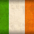 Ireland Flag Vintage Distressed Finish Mixed Media by Design Turnpike Ireland Flag Vintage Distressed Finish Mixed Media by Design Turnpike