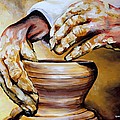 Isaiah Sixty Four Verse Eight Painting by Karl Wagner Isaiah Sixty Four Verse Eight Painting by Karl Wagner