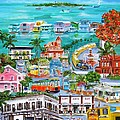 Island Daze Painting by Linda Cabrera Island Daze Painting by Linda Cabrera
