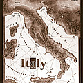 Italian Map by Curtiss Shaffer Italian Map by Curtiss Shaffer
