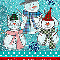 It's Snowtime Painting by Linda Woods It's Snowtime Painting by Linda Woods