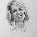 J Drawing by Daniel Reed J Drawing by Daniel Reed