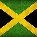 Jamaica Flag Vintage Distressed Finish Mixed Media by Design Turnpike Jamaica Flag Vintage Distressed Finish Mixed Media by Design Turnpike
