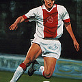 Jari Litmanen Painting by Paul Meijering Jari Litmanen Painting by Paul Meijering