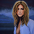 Jennifer Aniston Painting Painting by Paul Meijering Jennifer Aniston Painting Painting by Paul Meijering