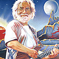 Jerry garcia Live at the Mars Hotel Drawing by Joshua Morton Jerry garcia Live at the Mars Hotel Drawing by Joshua Morton