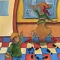 Jhonan and his Teacher  by Stephanie Broker