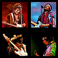 Jimi Hendrix Collection Painting by Paul Meijering Jimi Hendrix Collection Painting by Paul Meijering