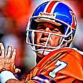 John Elway Painting by Florian Rodarte John Elway Painting by Florian Rodarte