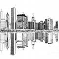 John Hancock Chicago Digital Art by Dejan Jovanovic John Hancock Chicago Digital Art by Dejan Jovanovic
