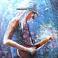 Johnny Winter Painting by Miki De Goodaboom Johnny Winter Painting by Miki De Goodaboom