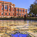 Kiowa County Courthouse with Mural - Hobart - Oklahoma Photograph by Jason Politte Kiowa County Courthouse with Mural - Hobart - Oklahoma Photograph by Jason Politte