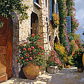 La Strada Piu' Bella Painting by Guido Borelli La Strada Piu' Bella Painting by Guido Borelli
