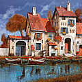 La Cascina Sul Lago Painting by Guido Borelli La Cascina Sul Lago Painting by Guido Borelli