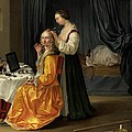 Lady At Her Toilet by Netherlandish School Lady At Her Toilet by Netherlandish School