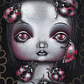 Lady Bug Girl Painting by Abril Andrade Lady Bug Girl Painting by Abril Andrade