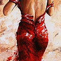 Lady in Red #24 large Painting by Emerico Imre Toth Lady in Red #24 large Painting by Emerico Imre Toth