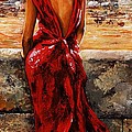 Lady In Red 34 - I Love Budapest by Emerico Imre Toth Lady In Red 34 - I Love Budapest by Emerico Imre Toth