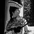 Lady with fan Photograph by Riccardo Mottola Lady with fan Photograph by Riccardo Mottola