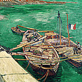 Landing Stage With Boats Spiral Notebook for Sale by Vincent van Gogh