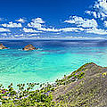 Lanikai Bellows and Waimanalo Beaches Panorama Photograph by Aloha Art