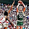 Larry Bird Painting by Florian Rodarte Larry Bird Painting by Florian Rodarte
