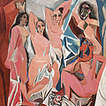 Les Demoiselles d Avignon Photograph by Pablo Picasso Les Demoiselles d Avignon Photograph by Pablo Picasso