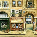 Les Rues de Paris Painting by Marilyn Dunlap Les Rues de Paris Painting by Marilyn Dunlap