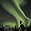Light Swirls Over The Midnight Dome by Priska Wettstein Light Swirls Over The Midnight Dome by Priska Wettstein