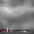 Lightning Storm And The Big Red Barn BWSC Photograph by James BO Insogna Lightning Storm And The Big Red Barn BWSC Photograph by James BO Insogna