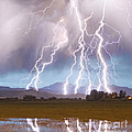 Lightning Striking Longs Peak Foothills 4C Photograph by James BO Insogna Lightning Striking Longs Peak Foothills 4C Photograph by James BO Insogna