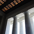 Lincoln Stained Glass and Columns Photograph by Kenny Glover Lincoln Stained Glass and Columns Photograph by Kenny Glover