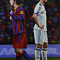 Lionel Messi and Cristiano Ronaldo Painting by Paul Meijering Lionel Messi and Cristiano Ronaldo Painting by Paul Meijering