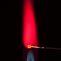 Lithium Chloride Flame Test Greeting Card for Sale by Charles D Winters